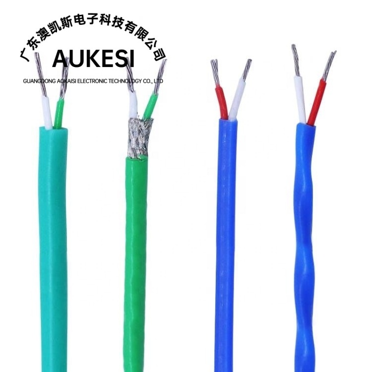 Fiber Glass Braid Cable High Temperature Thermocouple Extension Cable Compensation Wire