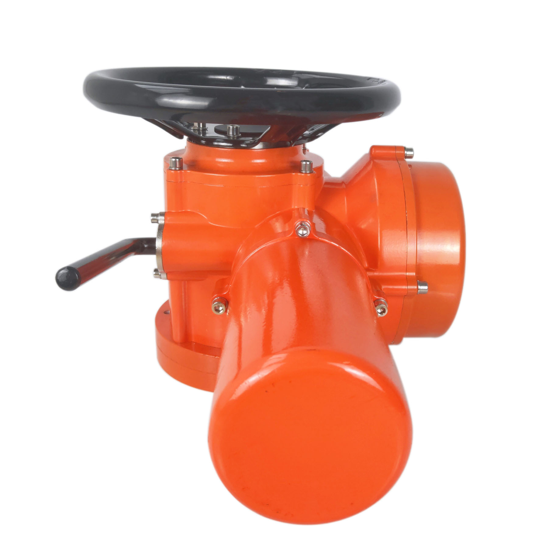 ASQ Intelligent remote control multi-turn electric actuator 380v 220v gate valve pn16 flange end ductile iron