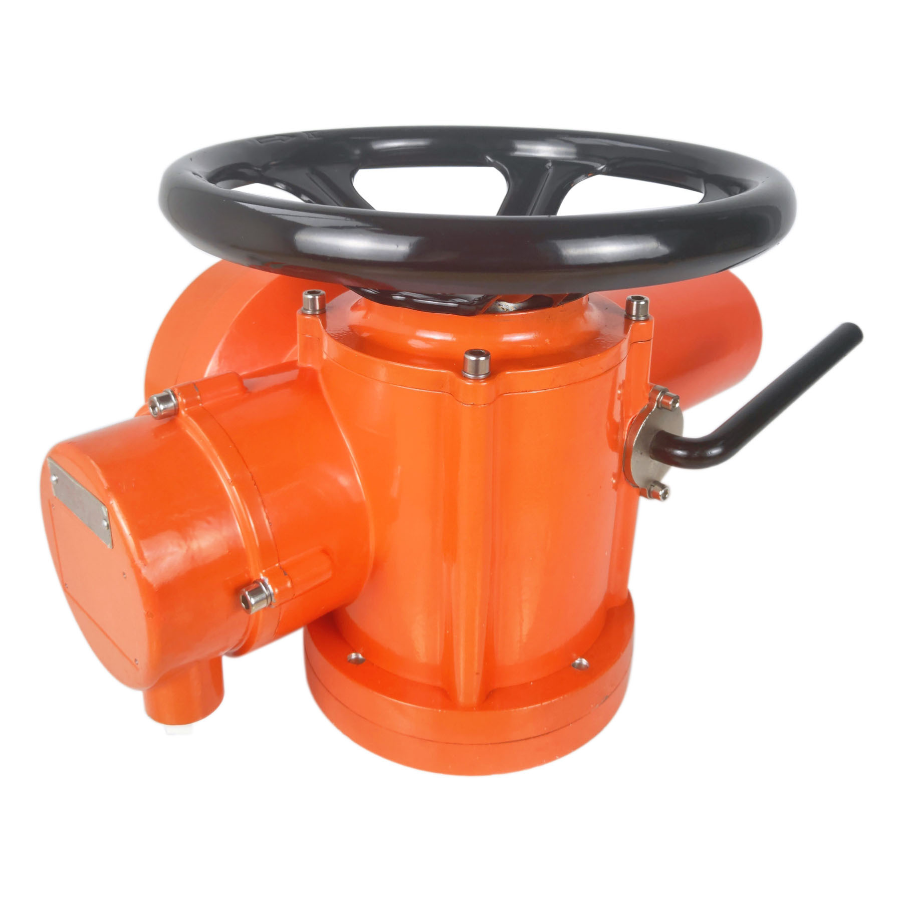 ASQ Intelligent remote control multi-turn electric actuator 380v 220v gate valve pn16 flange end ductile iron