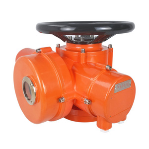 ASQ Intelligent remote control multi-turn electric actuator 380v 220v gate valve pn16 flange end ductile iron