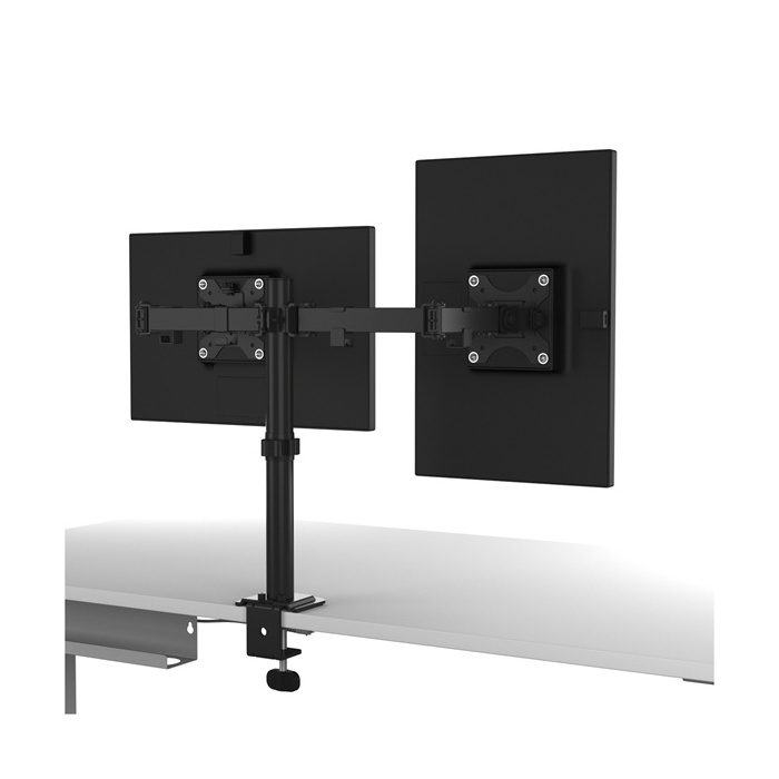 AUKI Dual Computer Monitor Mounts Up To 17.6 lbs Monitor Arm Steel And Plastic Material 32Inch  Vesa Arm