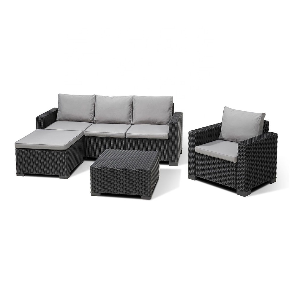 Outdoor furnitures computer chair chiavari chair modern coffee table gray rattan wicker furniture  safari outdoor sofa set