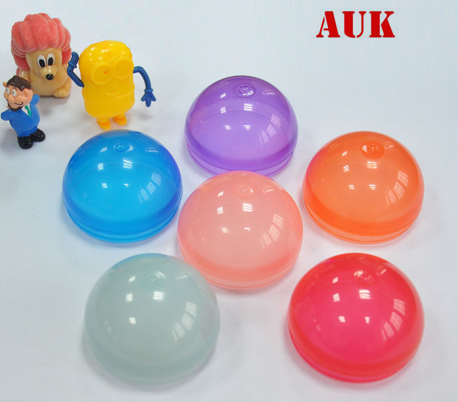 Round empty capsules for kids toy candy 50mm gashapon