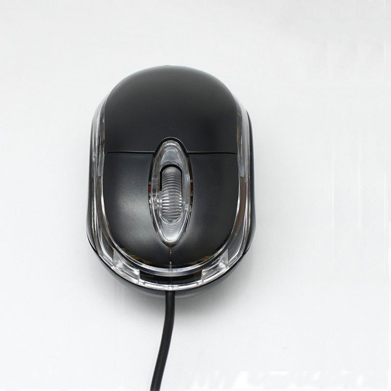 1 Dollar Low Cost Wired Mouse Laptop Business Mini Mouse USB Optical Computer Accessories Mouse