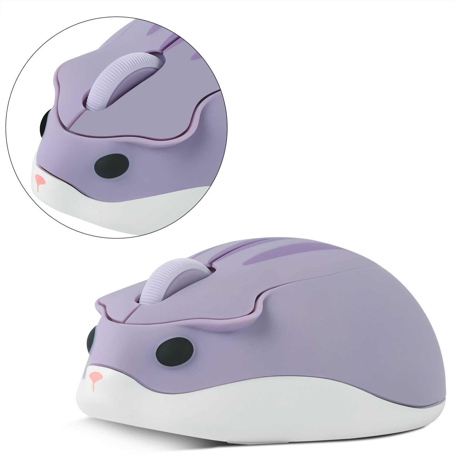 2 4G Optical Computer Mouse Wireless Funny Mouse Cartoon USB Gaming Plastic Toy Mice Cute Wireless Hamster Mouse