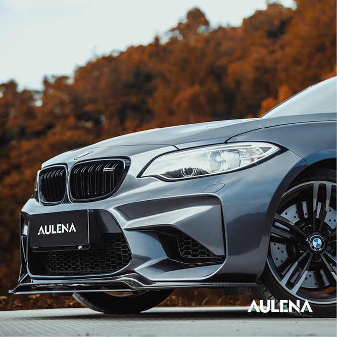 Aulena Dry Carbon CFRP front splitter Body Kit Bumpers front splitter canard spoiler Body Kit front Bumpers For BMW BRILLIANCE