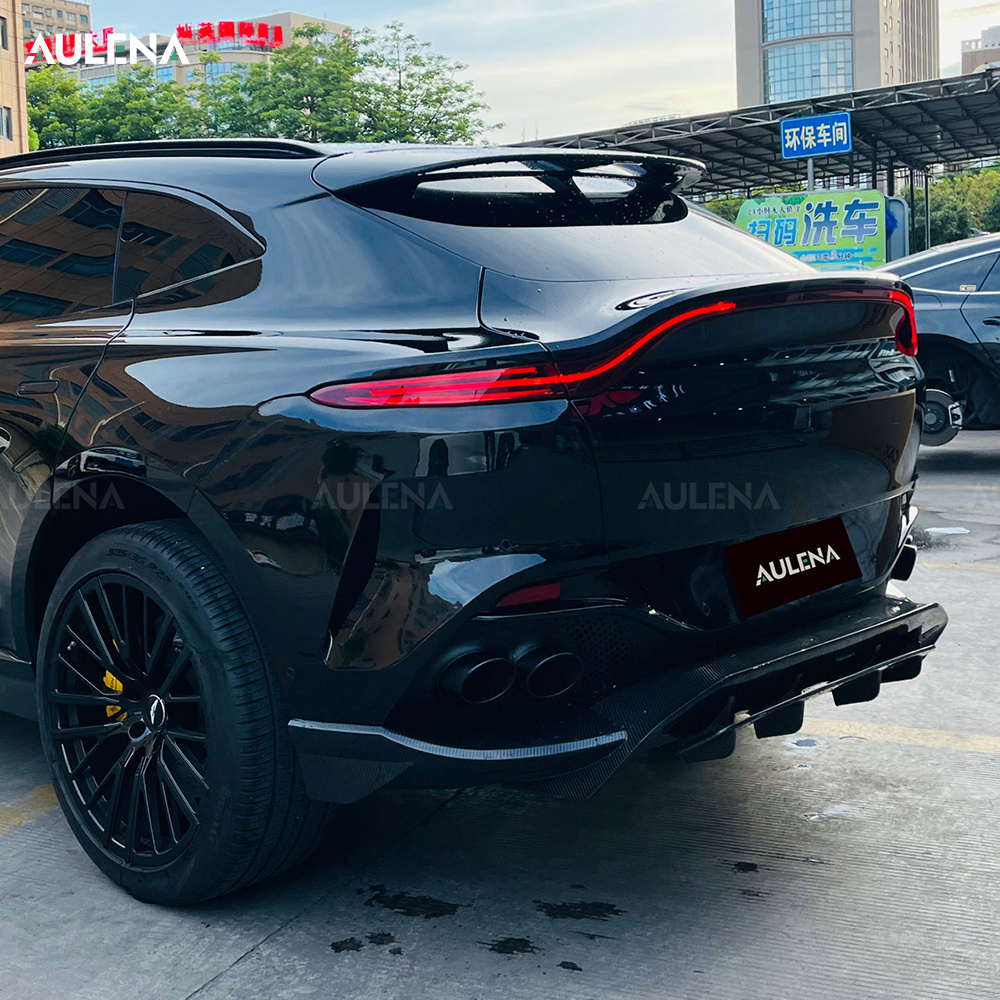 Aulena Dry Carbon Body Kit Front Bumper Side Skirt Rear Bumper Rear Spoiler For Aston Martin DBX Upgrade 707 Style