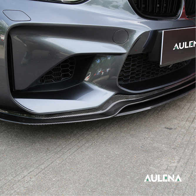 Aulena Dry Carbon CFRP front splitter Body Kit Bumpers front splitter canard spoiler Body Kit front Bumpers For BMW BRILLIANCE