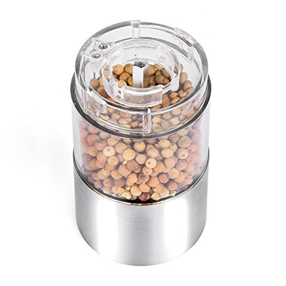 Factory OEM Stainless steel electric salt and pepper grinder set electric salt and pepper mill with Led light