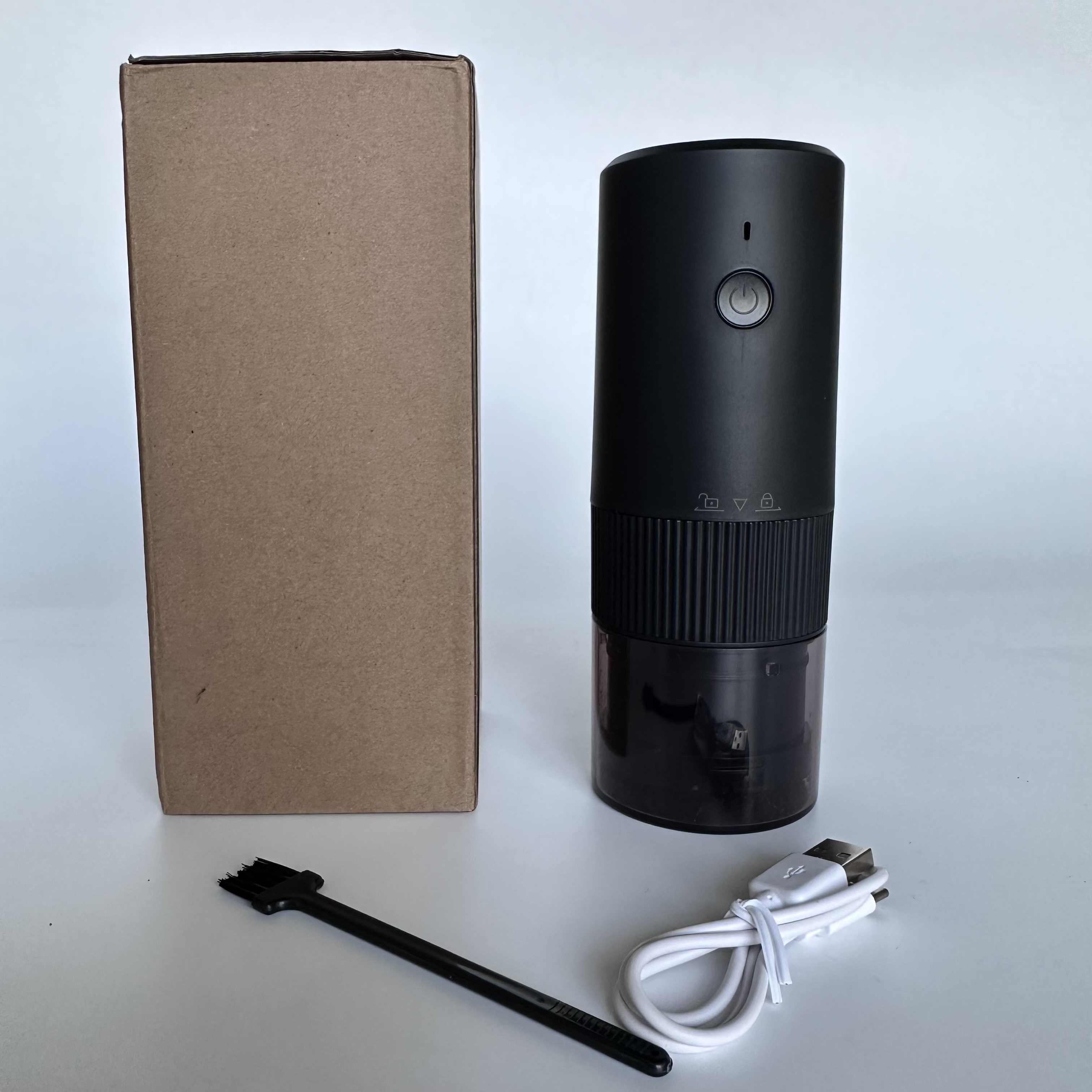 Small Portable Mini Home Kitchen Coffee Bean Grinder Automatic Mill USB Charging Electric Coffee Grinder