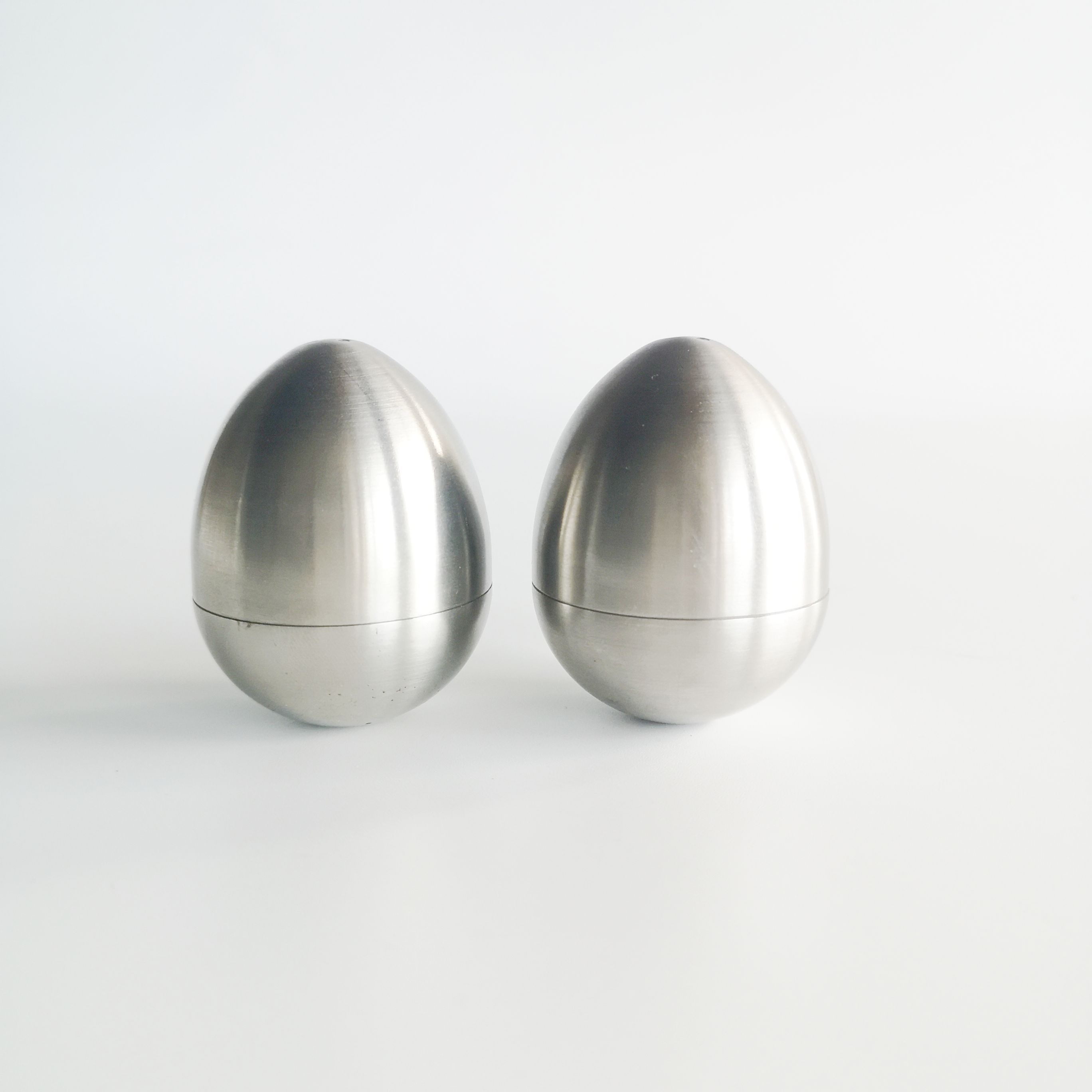 High Quality Mini Egg Shape Stainless Steel Salt and Pepper Spice Shaker