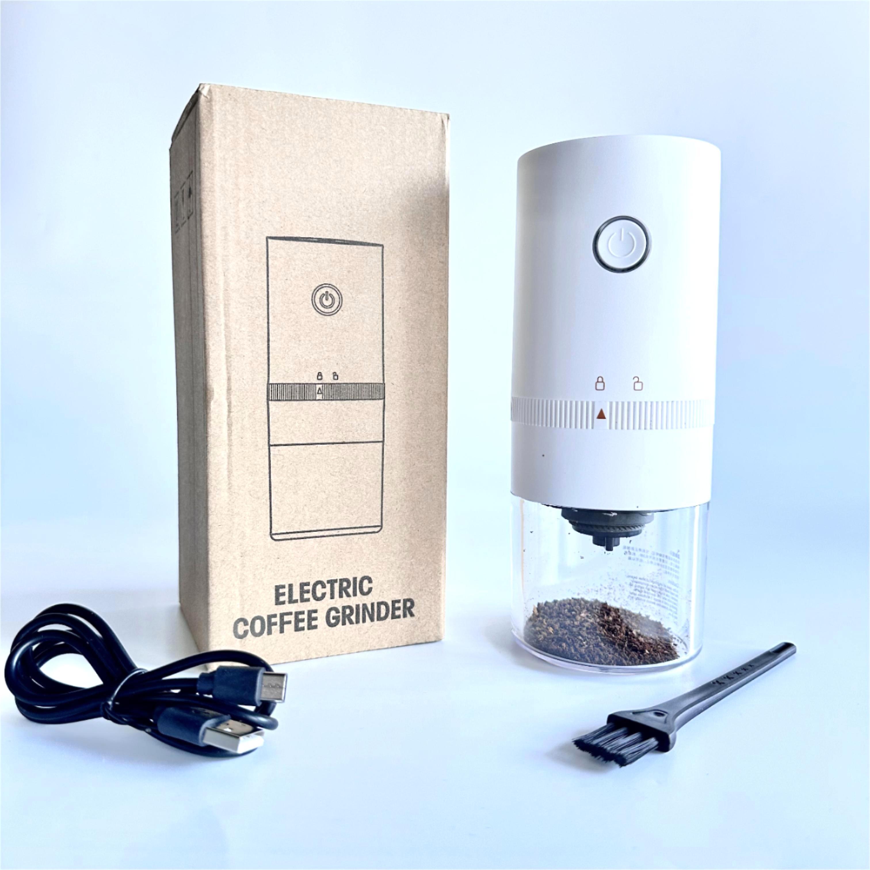 New arrival automatic commercial coffee grinder USB rechargeable electric mini coffee bean grinder