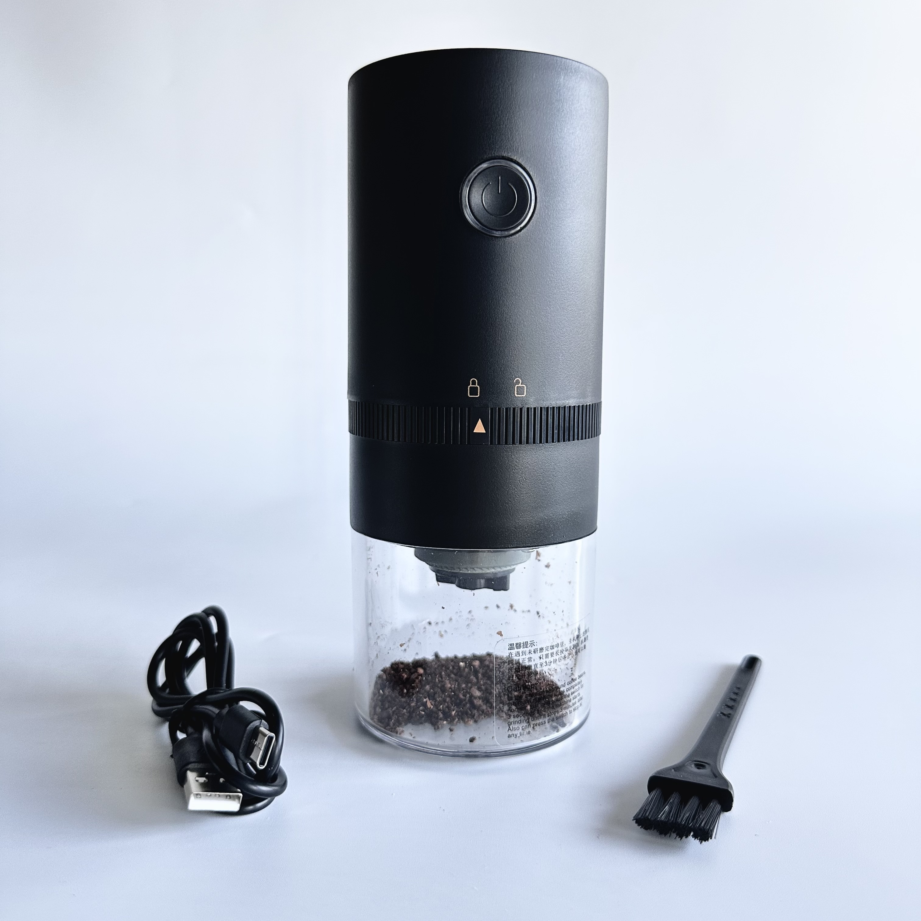 Top seller automatic coffee bean mill household mini USB rechargeable electric coffee grinder