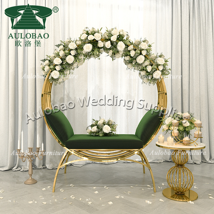 Modern Design Birdcage Banquet Dining Chair Golden Stainless Steel Royal Hotel Chair Wedding Chair