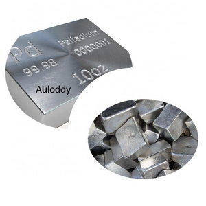 High purity palladium ingot with good price china supplier