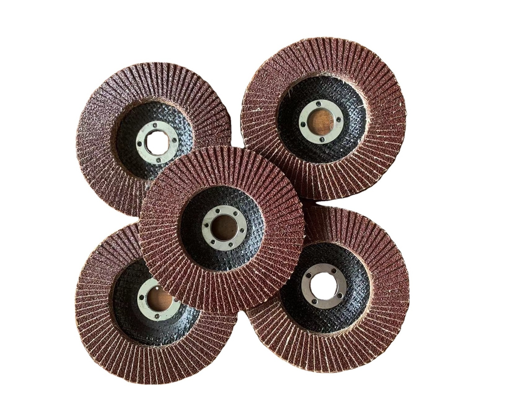 Hot Sale Flexible Grinding Wheel 4.5'' Abrasive Fiberglass Backing Calcined Aluminium Oxide Abrasives Flap Disc Premium Quality