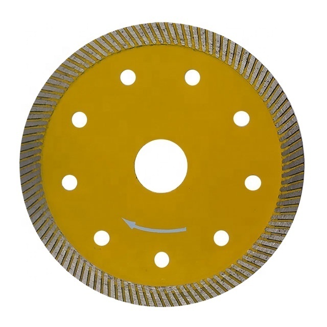 Super thin wet tile saw diamond turbo Saw Blade  ceramic tile porcelain cutting disc 110x8mm fast delivery