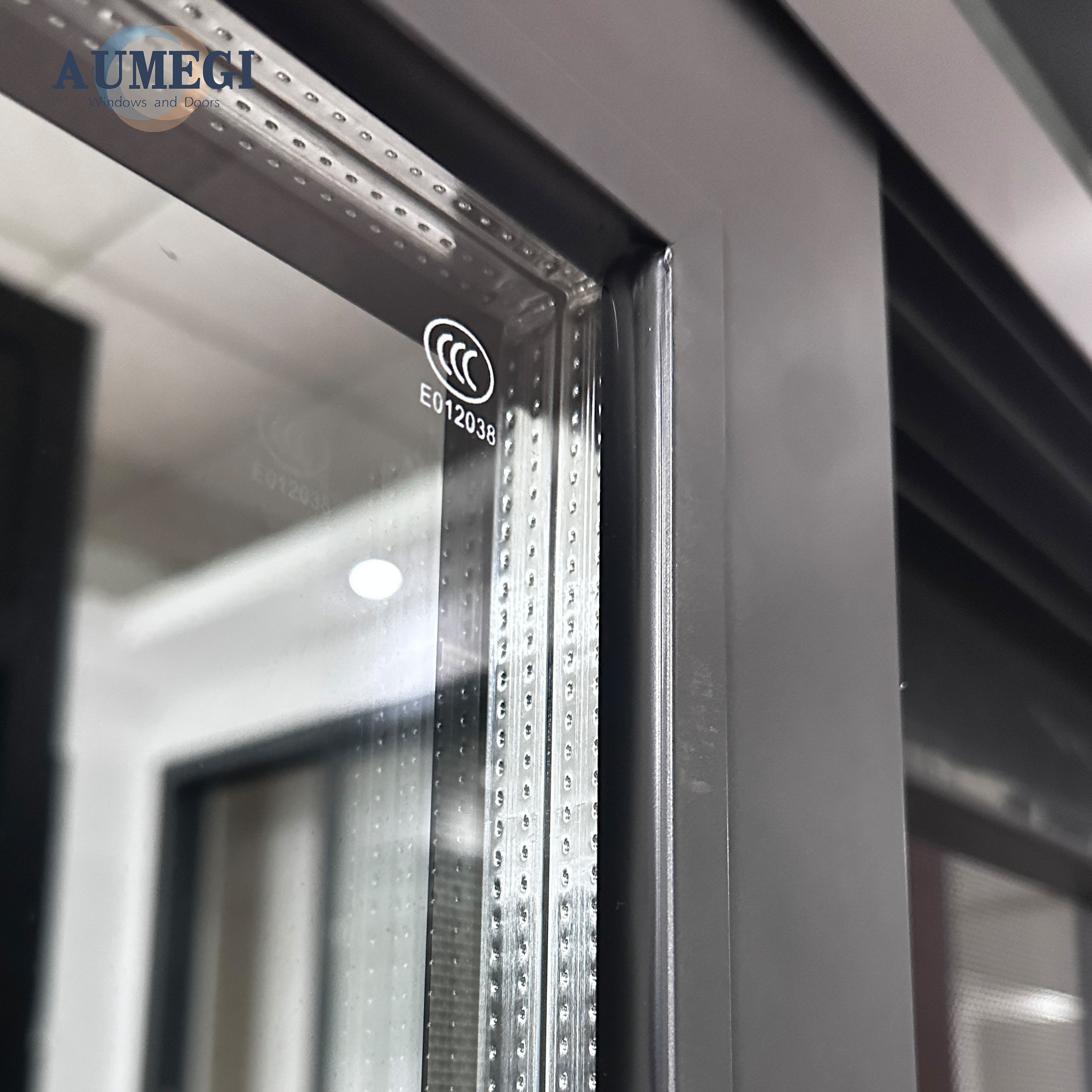 Aumegi Domestic Use Aluminum Aluminum Window Sliding Sliding Glass Office Reception Windows