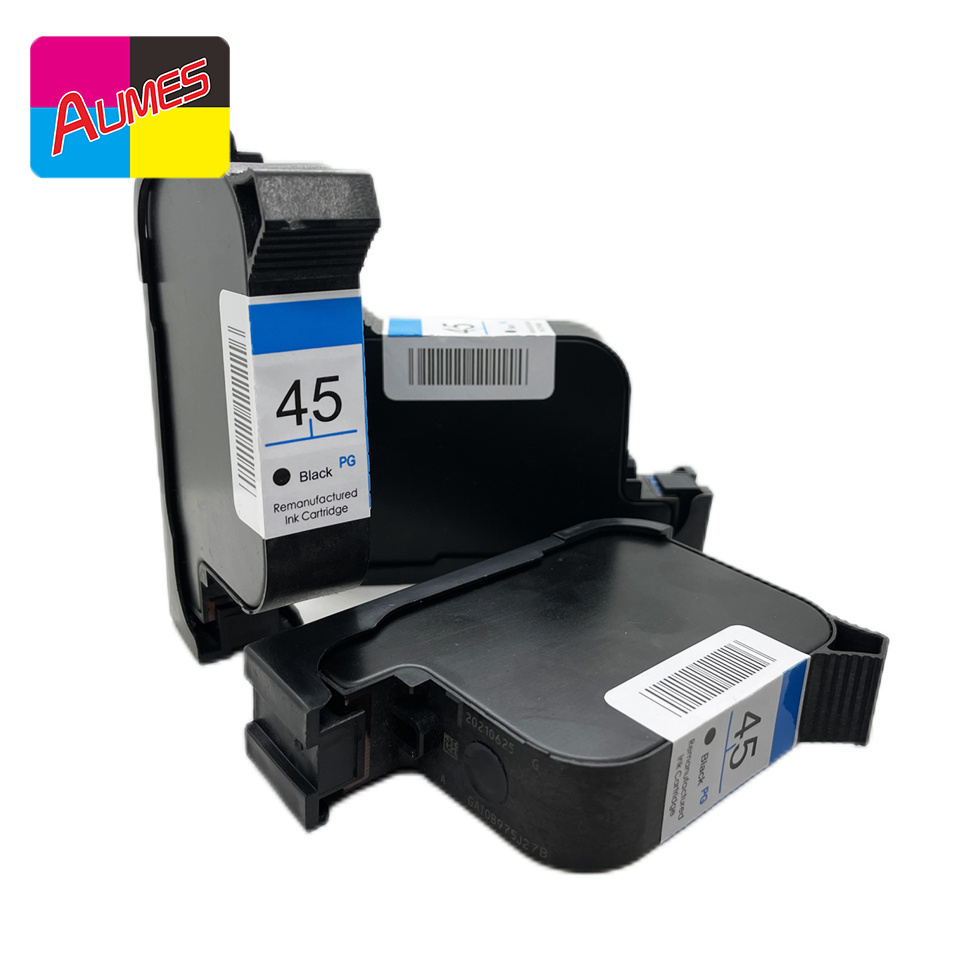 HP 51645A 45 45si 45ai 45a Reman Black Ink Cartridge for Compatible HP45 for HP Deskjet 710c 830c printer ink cartridge