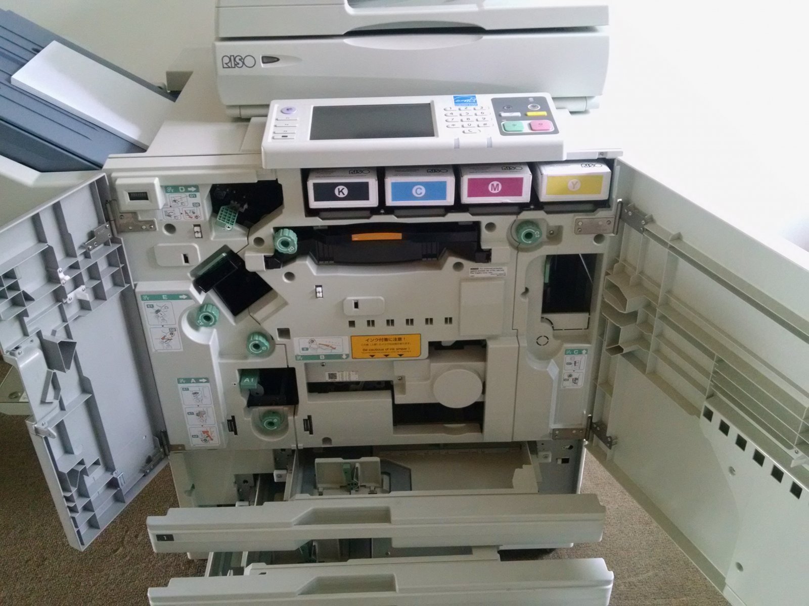 Refurbished RISO ComColors 9150 7150 3150 X9150 X7150 X3150 inkjet printer for used Orphis 9150 7150 3150 duplicator machine