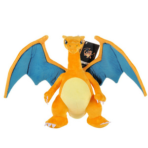 Cute Kwaii Pokemoned Doll Stuffed Animal Firedragon Action Figure Soft Plush Toy for Children Gift