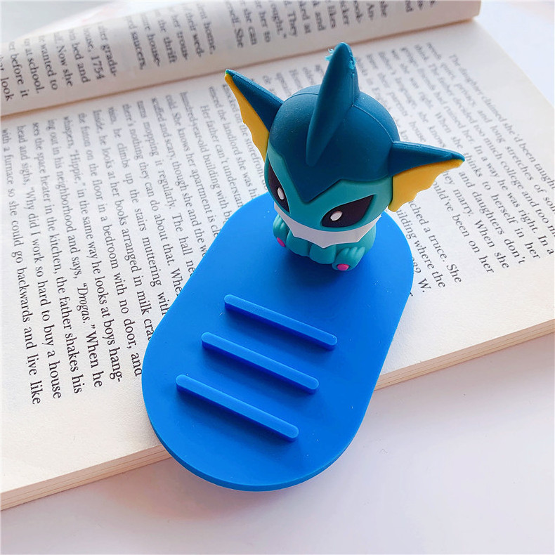 Cartoon Cute Mobile Phone Accessories Universal Desktop Cell Phone Holder Colorful Silicone PVC Cute Phone Holder