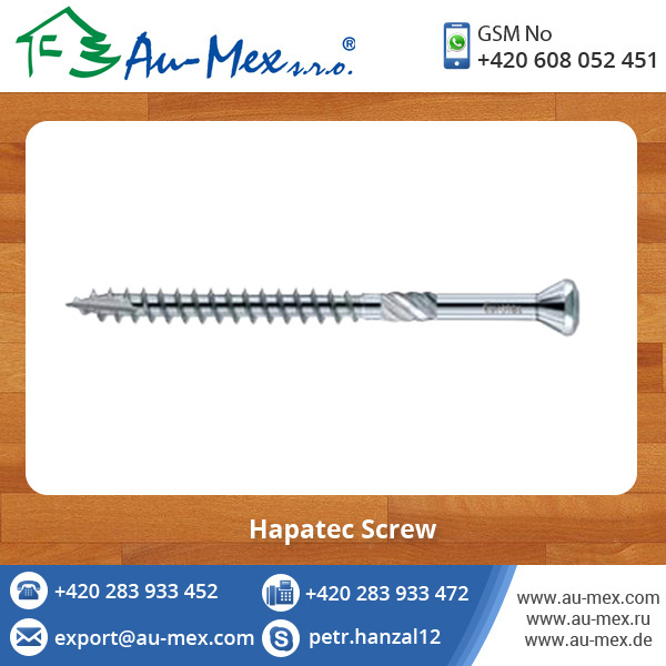 Hapatec Hardened Stainless Steel TX25 Decking Screw from Trusted Exporter