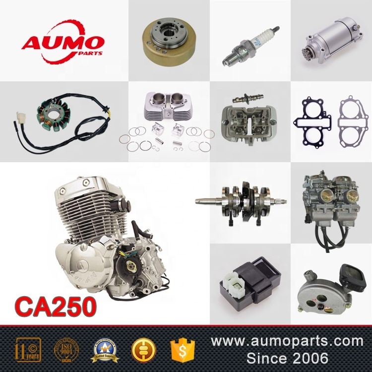 CA250 Engine Two Cylinder Air-cooled Four Stroke 250cc Motorcycle Engine Parts