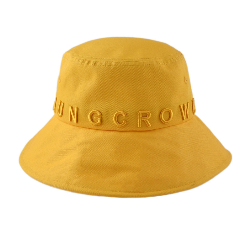 custom fishing bucket hat with hand tag wholesale/fisherman bucket hat