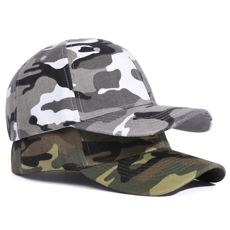 New Retro Camo Baseball Cap Men Outdoor Camouflage Jungle Hat Hiking Casquette Hats