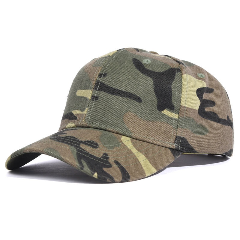 New Retro Camo Baseball Cap Men Outdoor Camouflage Jungle Hat Hiking Casquette Hats