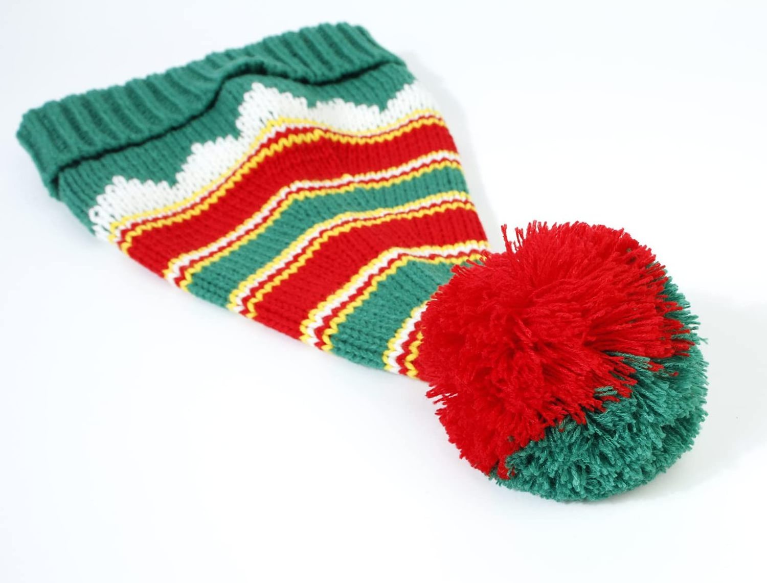 Wholesale custom 2 Pack Christmas Elf Hats for Adults Xams Holiday Beanies winter knitted hat