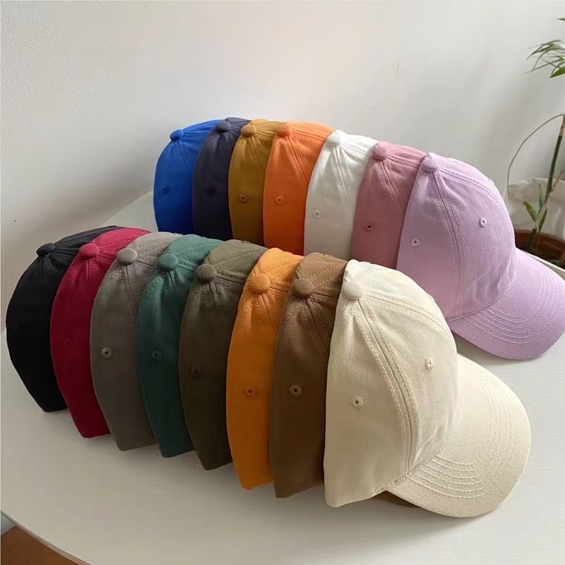 Wholesale 6 Panel Plain Blank Baseball Cap Children Bulk Custom Embroidery Logo Cotton Unstructured Dad Hat Cap for Man