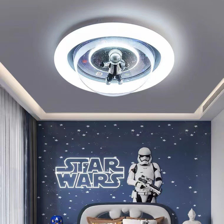 Bedroom Decorative Led Ceiling Light for Children's Room Space Astronaut Modern Ceiling Lamp Room Bedroom Nursery Led Lights