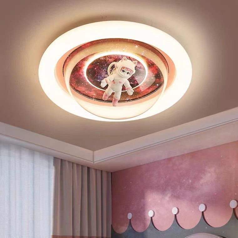 Bedroom Decorative Led Ceiling Light for Children's Room Space Astronaut Modern Ceiling Lamp Room Bedroom Nursery Led Lights