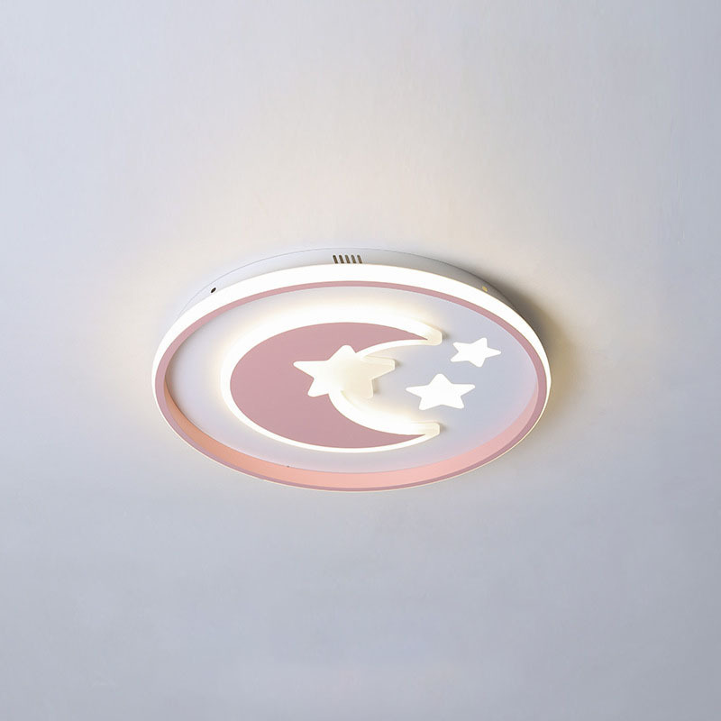 Boys and Girls Children 's Room Lights Children Room Eye Protection Acrylic Flush Mount Ceiling Light