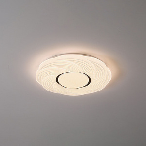 Soft Warm Flat Flush Mount Dimmable Led Lamp Circular Living Room Bedroom Lamp