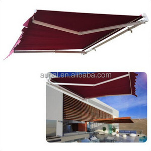 Manual 8.2'*6.6' Retractable patio deck awning outdoor sun shade canopy shelter, hot sale in Ebay,Trade assurance supplier