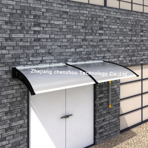 Polycarbonate DIY Door Canopy 1200x 800mm/Cantilever/ Walkways/ Smoking Shelter