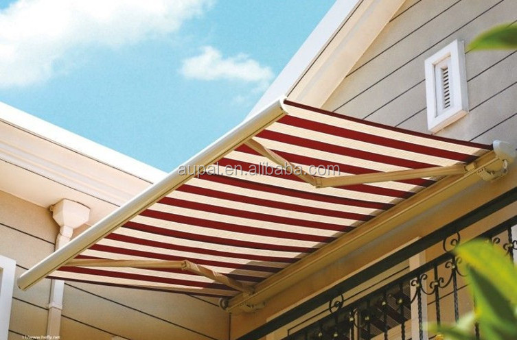 Aluminum retractable modern full cassette waterproof awning