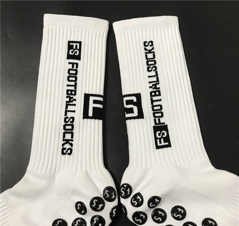 Anti Slip Grip Football Socks Mid Tube Sports Soccer Socks