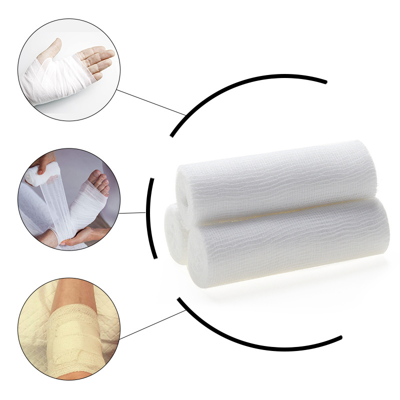 Wholesale Disposable Medical Elastic Compress pbt Cohesive Bandage, Roller Gauze bandage