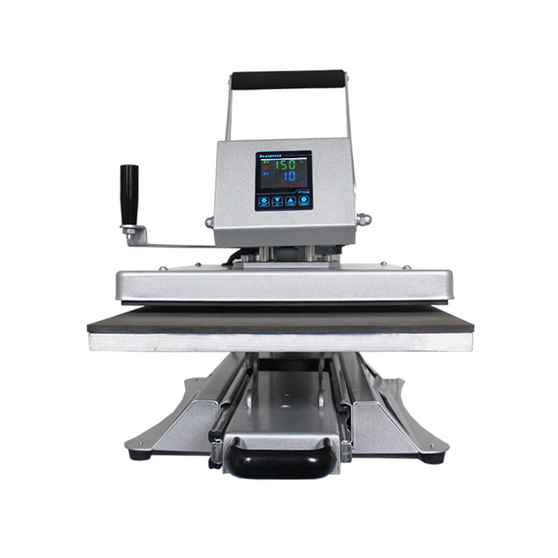 38 x 38cm Rotary Heat Press Machine, Swing-away Heat Press, Hover Silver Color Heat Press Machine HP3805