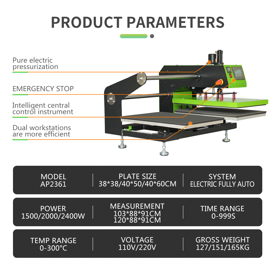 Auplex electric magnet machines electric press roller machine for t-shirt 38*38cm A4size