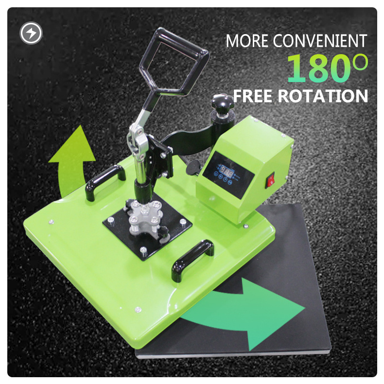 Hot Sale 15 In 1 Branding Machine Combo Multipurpose Rotary swing t shirt  Roller heat Press Machine