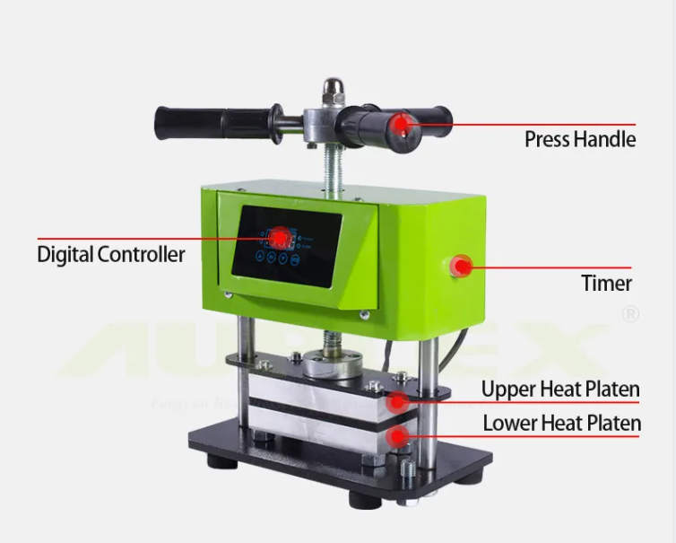 5r3 High Pressure Pneumatic Tech Heat Press Solvent Small 7 Ton X Mini Prensa Press