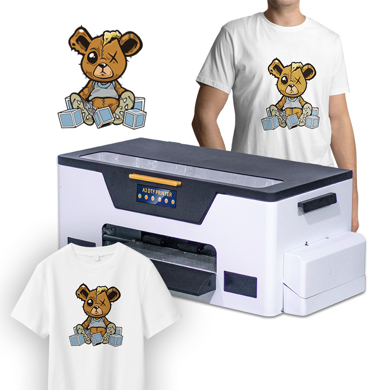 Auplex hot sale DTF printer with oven for t-shirts bags sublimation product print