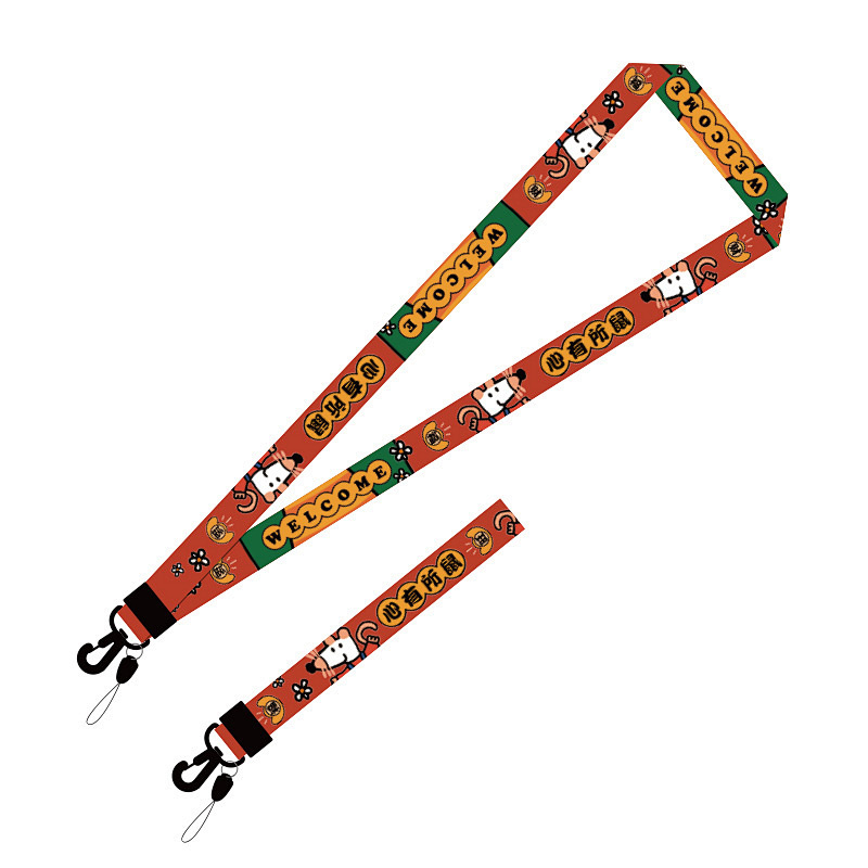 Wholesale OEM Blank Sublimation Polyester Nylon Plain Cheap Personalized Custom Logo Printed Lanyard ZD-20