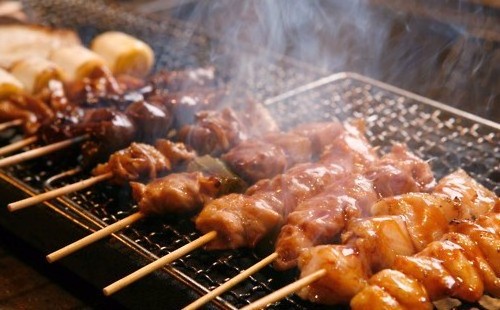 Auplex Skewers Contact Yakiniku /yakitori /Teppanyaki Ceramic Kamado Round Japanese Charcoal BBQ Grill