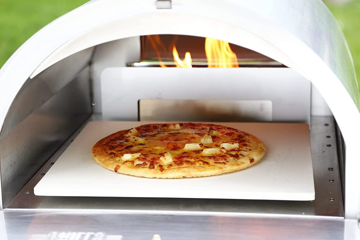 Auplex Pizza Stainless Steel Outdoor Mini Gas Wood Fired Horno Para Pizza Oven